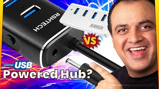 USB Powered Hub vs Unpowered USB Hubs What you need to know [upl. by Ayhtnic87]