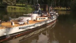 SMS Seydlitz 1913 RC model 1200 2015 HD [upl. by Alegnatal]