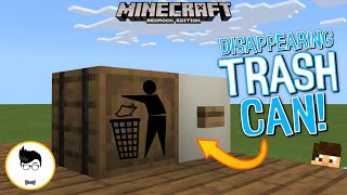 Minecraft BE 3 TRASH CANS FOR A PISTON HOUSE PEXboxPS4Windows10Switch [upl. by Nelluc]