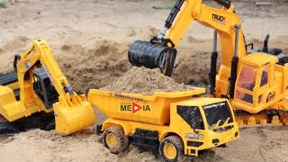 Excavators for Children and Truck for Children with 1 Hour Long  Videos for kids [upl. by Anilemrac878]