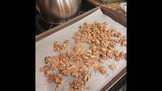 Easy Candied Walnuts in 5 Minutes recipe [upl. by Dugald]