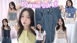 Shopee Haul 🖤 Đồ cực xinh luôn mà giá HSSV 100200k 😝 [upl. by Rehpotsirhc]