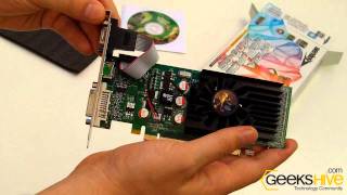 Graphics Card GeForce 8400 512mb Sentey  Unboxing by wwwgeekshivecom [upl. by Mikol96]