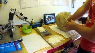 DUME Gives a Hand While Building My Pepakura Ironman Helmet [upl. by Lounge776]