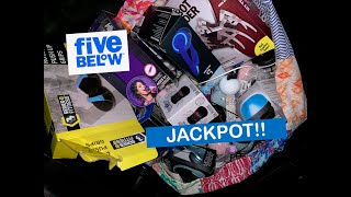 WE HIT THE BIGGEST JACKPOT EVER FIVE BELOW DUMPSTER DIVING TONS OF BRAND NEW ELECTRONICS FOR FREE [upl. by Rawdon646]