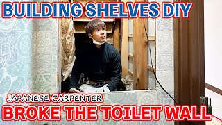 Carpenter Breaks Down Toilet Wall Discovering Shoddy Workmanship [upl. by Aydne220]