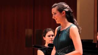 Les Papillons Chausson  Rebecca Vanover soprano  March 2014 [upl. by Raleigh]