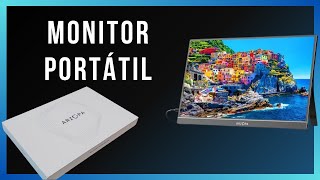 Monitor portátil ARZOPA 161 144Hz 1080p HDR  Melhor tela do AliExpress [upl. by Rosane288]