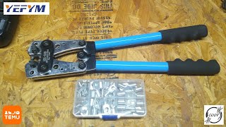 Battery Cable Copper Lug Crimping Tool [upl. by Nazarius]