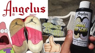 How To Unyellow Your Soles Using SoleBright from Angelus Direct [upl. by Leissam]