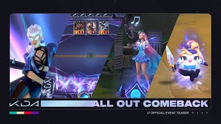 KDA ALL OUT Comeback  Official Event Teaser  Riot Games [upl. by Witkin]