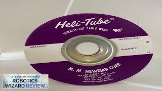 Natural Polyethylene Spiral Wrap 3 to 4 inches OD Review [upl. by Silado]