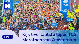 TERUGKIJKEN Laatste loper TCS Marathon van Amsterdam [upl. by Heathcote]