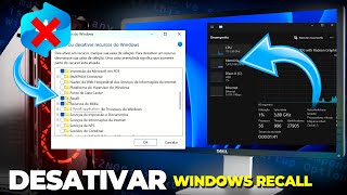 Como DESATIVAR o Windows RECALL do SEU PC O APP MAIS POLÊMICO do WINDOWS que TIRA PRINT DE TUDO [upl. by Atillertse]