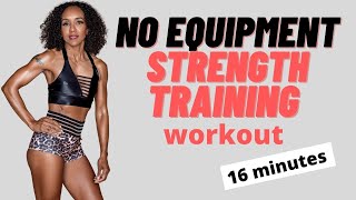 Strength training over 40 female at home workout no equipment [upl. by Sitnik]