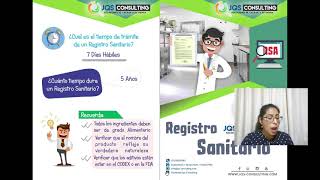 CURSO DE INTRODUCCIÓN  REGISTRO SANITARIO DE DIGESA [upl. by Bubalo]