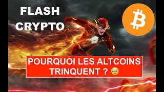 🚨 FLASH CRYPTO ⚡️ LE BITCOIN AU BORD DE LATH 🎉 LES ALTCOINS AU FOND DU TROU 😱🥹 Analyse de la Rédac [upl. by Aztilay608]