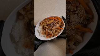 컵누들잡채밥 Cup Noodle Japchae Rice Bowl ASMR 다이어트식단 [upl. by Kaspar265]