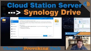 Upgrade Cloud Station Server to Synology Drive [upl. by Enitsyrhc]