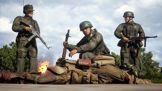 Squad 44  6th Fallschirmjäger Regiment Fighting in Carentan  4K [upl. by Trahern]