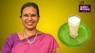 LYCHEE MILKSHAKE  Mallika Badrinath Recipe  Tasty Creamy Shake [upl. by Nyleek]