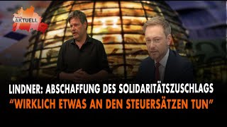 Lindner für Abschaffung des Solidaritätszuschlags [upl. by Dnomal]