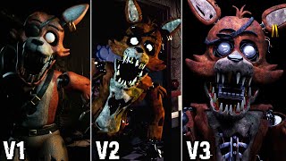 Evolution of FNAF Plus Jumpscares amp Extras LostPawPlay version [upl. by Annaer]