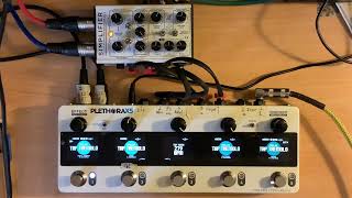 Tap Tremolo Test Board  TC Electronic Plethora X5 with Simplifier MK2 [upl. by Tannenbaum]