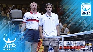 Becker vs Sampras ATP Finals 1994 Final Highlights [upl. by Mikiso]