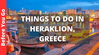 Walking in HERAKLION  Crete Greece 🇬🇷 4K 60fps UHD [upl. by Weinberg]