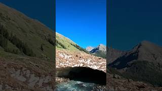 Raw FPV  Avalanche Debris Field fpv drone shorts video viralvideo mountain tunnel avalanche [upl. by Vaios]