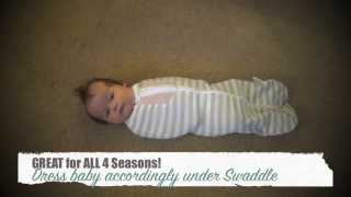 Woombie Air Baby Swaddle  1st Breathable Swaddle [upl. by Stelle]