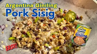 How to Cook Argentina Giniling Pork Sisig  Easy Recipe [upl. by Joya]