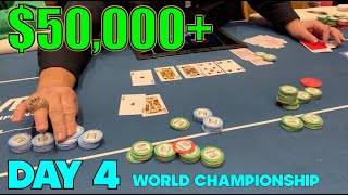 50000 WIN DAY 4 ALL IN vs Main Event Champion Hitting Miracle Rivers Poker Vlog Ep 293 [upl. by Aala]