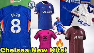 LEAKED✅Chelsea New Home Away Third amp Training Kits 202424🔥Amazing Chelsea New KitsAll Colours [upl. by Huckaby]