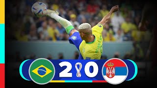 BRASIL 2 X 0 SÉRVIA 🏆Copa do Mundo 2022 🎙️Galvão Bueno ⚽ melhores momentos [upl. by Ytomit]