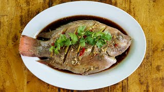 Steamed Red Snapper With lime  Steamed Red Snapper Fish Recipe  Bodian Life [upl. by Humpage]