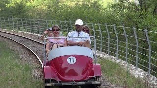 VELORAIL en Ardèche railbike [upl. by Fesoy]