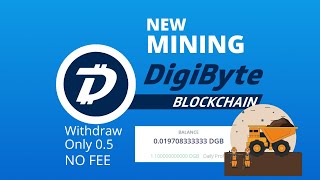 Free Mining Digibyte No Fee Withdraw by Milka Tutorial [upl. by Philemon705]