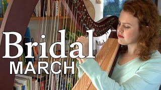 Bridal March  Wagner HARP ChristyLyn [upl. by Ecnaiva]