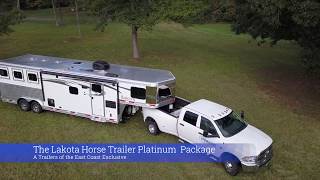 Lakota LQ Horse Trailer Walkthrough  quotPlatinumquot Package  A Trailers of the East Coast Exclusive [upl. by Eibob]