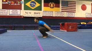 BACK HANDSPRING How to SPOT a back handspring [upl. by Yrac]