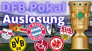 🔴 DFB Pokal Viertelfinale Auslosung  Wer spielt gegen den FC Bayern  Watchparty [upl. by Hoseia2]