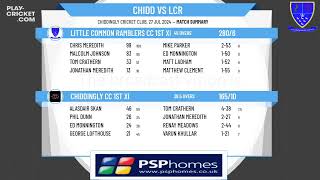 Chiddingly CC 1st XI v Little Common Ramblers CC 1st XI [upl. by Westlund171]