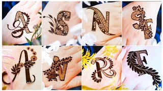 Beautiful Alphabet Mehndi Designs For Eid 2023 Unique Mehndi Designs Name mehndi designs [upl. by Normak]