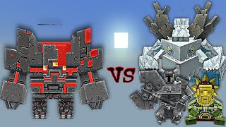 Redstone Monstrosity by Microwave vs Mowzies Mobs  Minecraft Bedrock  Mob Battle [upl. by Eekcaj]