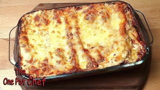 Beef and Vegetable Cannelloni  One Pot Chef [upl. by Skoorb166]