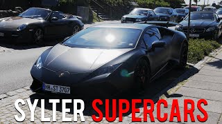 SUPERCARS in KAMPEN auf SYLT 🚗🔥Teuerster Ort Deutschlands  Sylt Pfingsten 2020 [upl. by Betteann229]