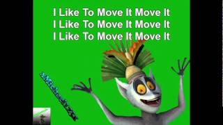 Madagascar King Julien  Move It  With Lyrics  Songtext [upl. by Drarreg]