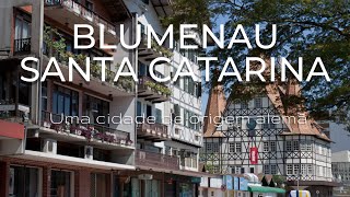 Caminhando por Blumenau  Santa Catarina Walking Street 4K 60fps [upl. by Yeoz310]